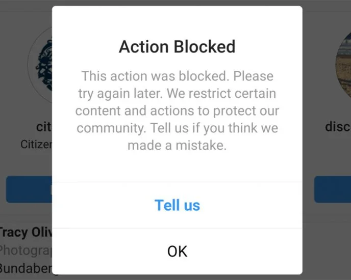 مسدود شدن کلیه‌ی فعالیت‌ها یا همان Action Blocks