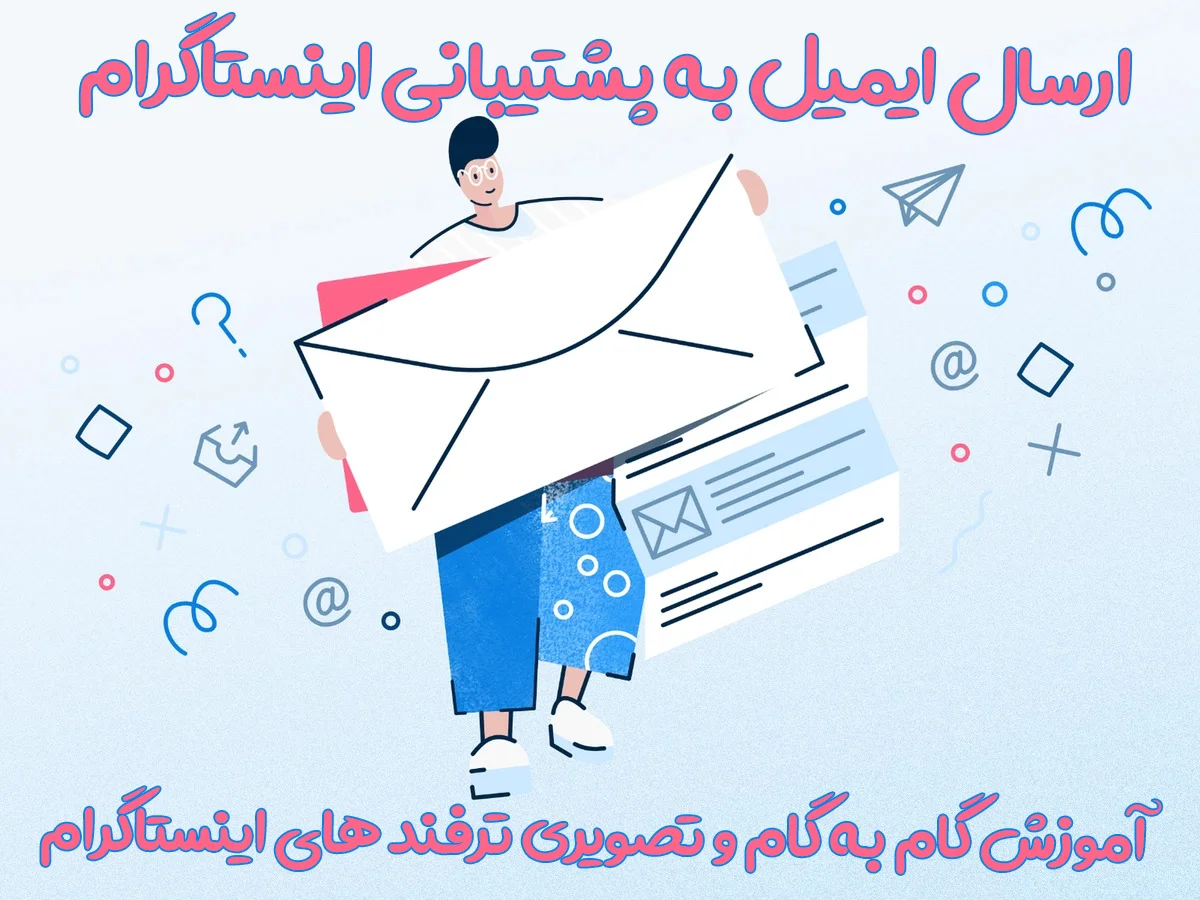 کاور ارسال ایمیل به پشتیبانی اینستاگرام برای رفع مشکل -آموزش تصویری همراه با فیلم