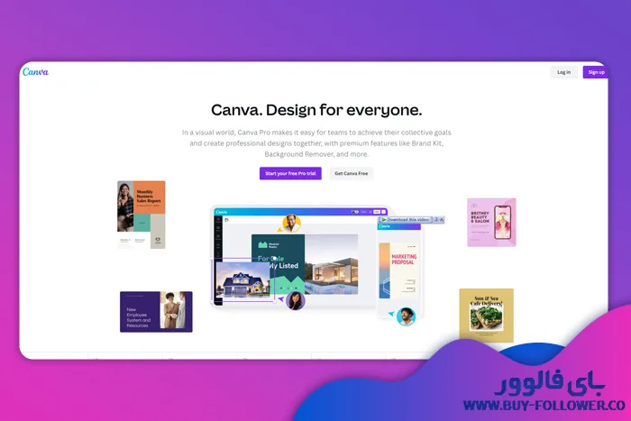 ساخت عکس نوشته آنلاین با نرم ‌افزار Canva
